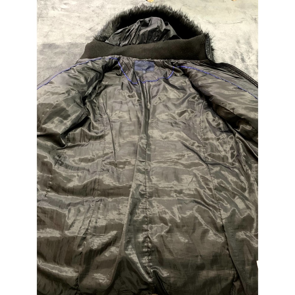 RACHEL Rachel Roy Black Puffer Coat - Picture 3 of 12